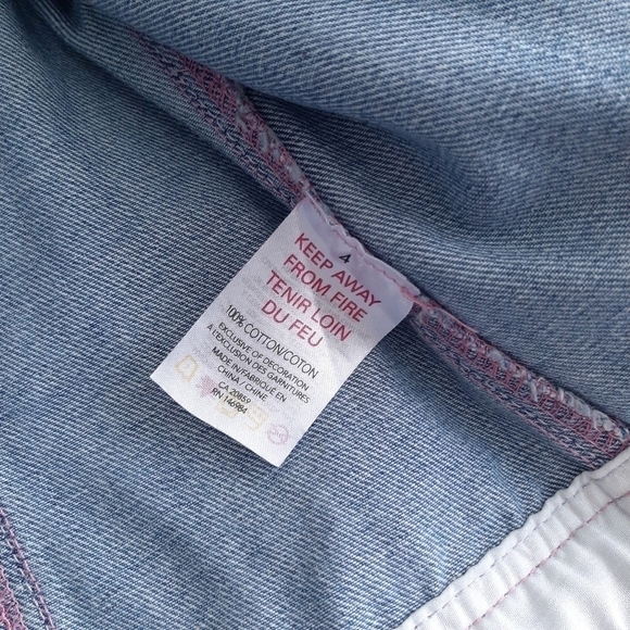 𝅺Hatley Denim Jacket size 4 - Picture 8 of 9